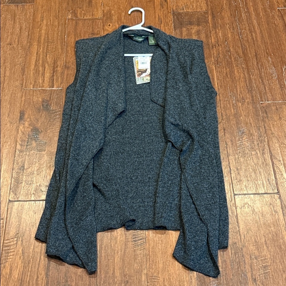NWT! Women’s XL Charcoal Gray Women's Sweater Vest
